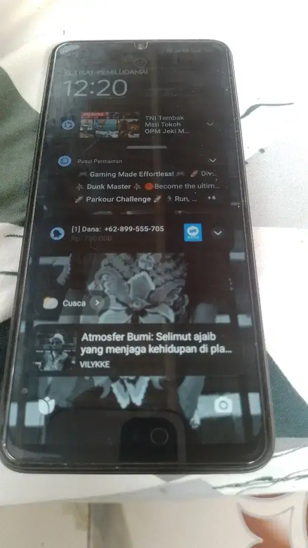 Redmi 13 c ram 8/256 fullset minus pemakaian