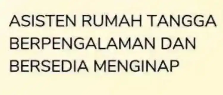Art wanita menginap