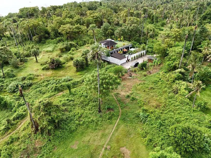 MODERN VILLA at the JUNGLE with OCEAN and MOUNT AGUNG views near AMED