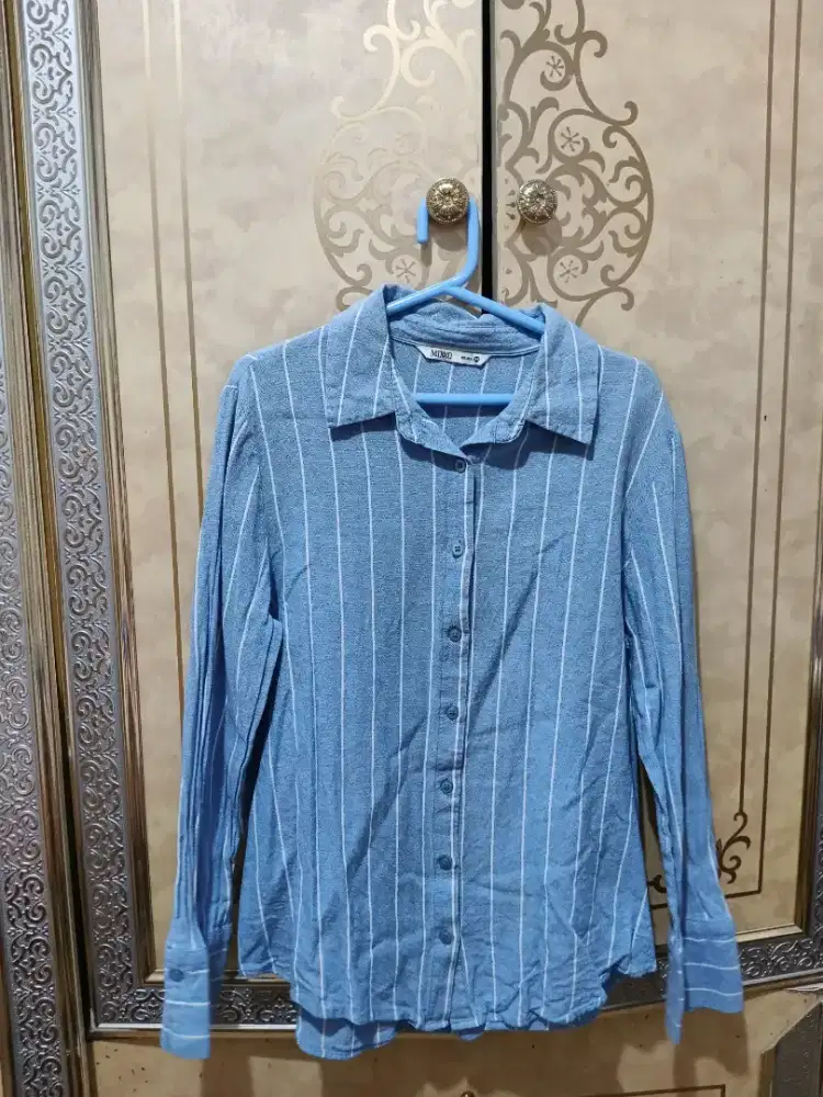 Baju atasan kemeja mixxo salur