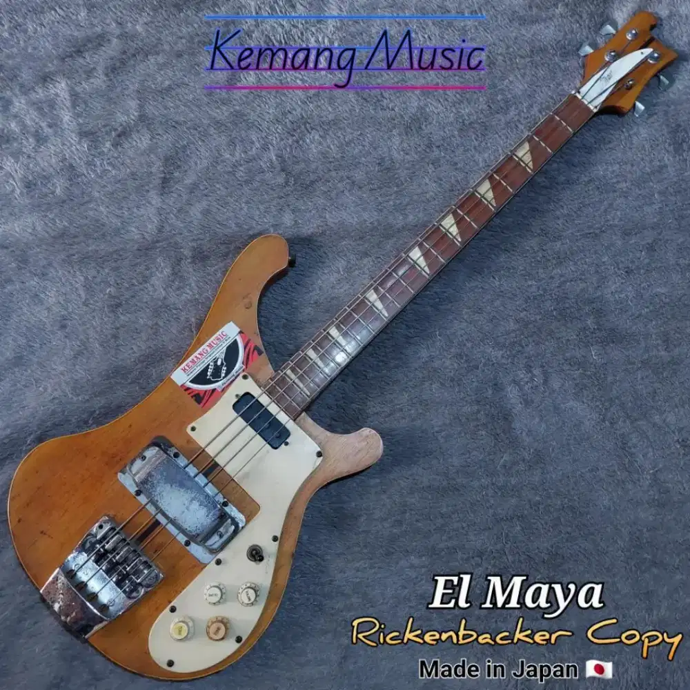 El Maya Rickenbacker copy made in japan bass vintage