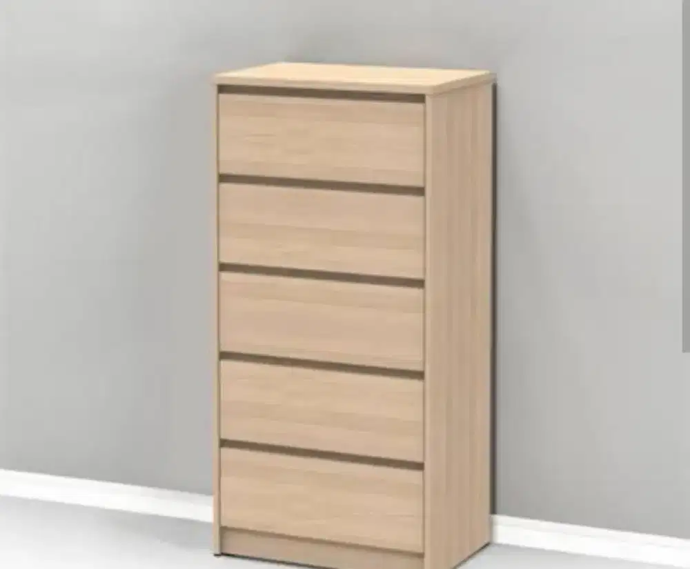 Rana Chest 5 Drawer Maple