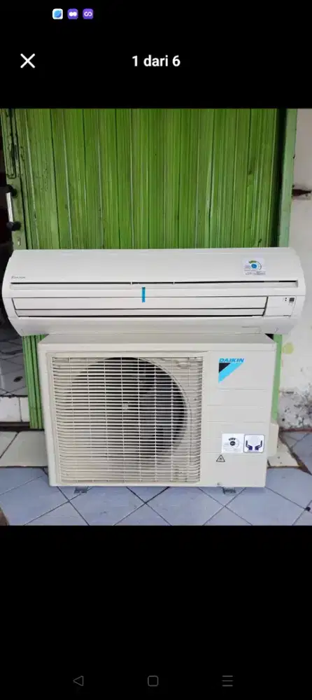 AC Daikin 2 PK Bisa plus pasang Full Orian