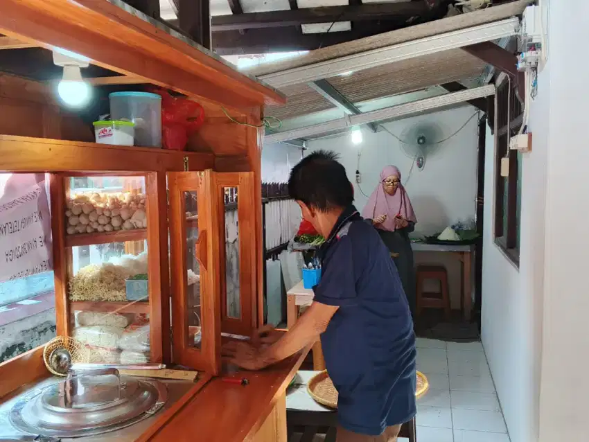 Grobak mie,bakso komplite