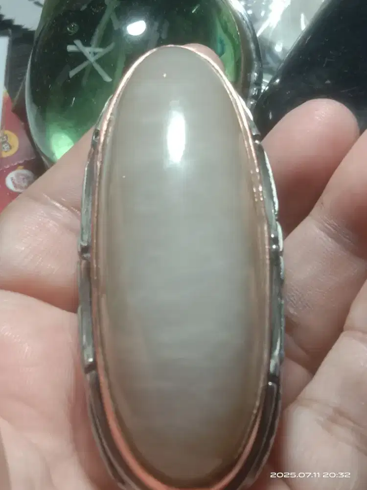 Batu Akik Pandan Sutra Buldom Jumbo