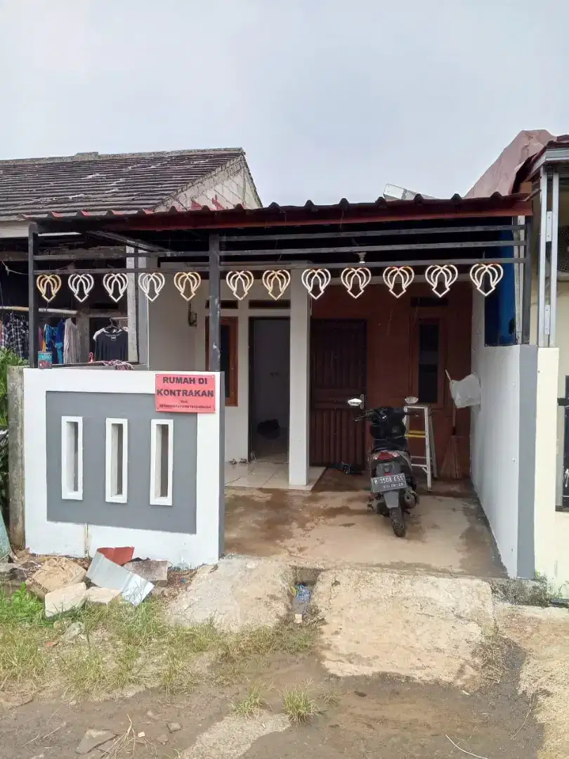 Rumah second dijual 40m²(250jt)akses mobil Jatijajar Tapos Depok