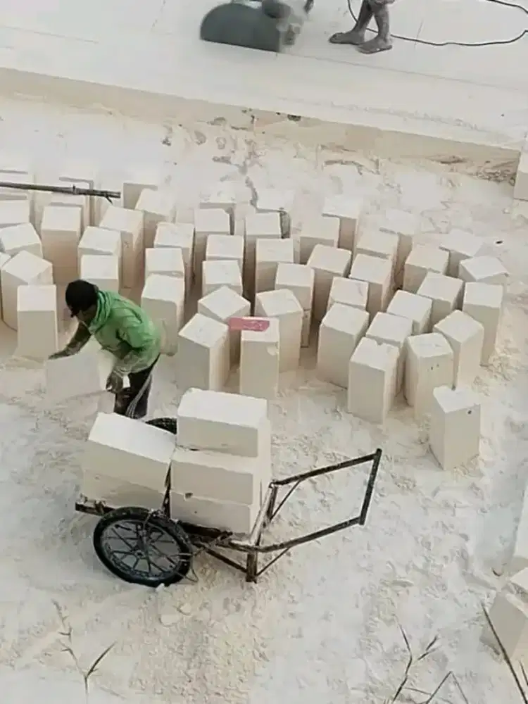 Batu kumbung buat pondasi