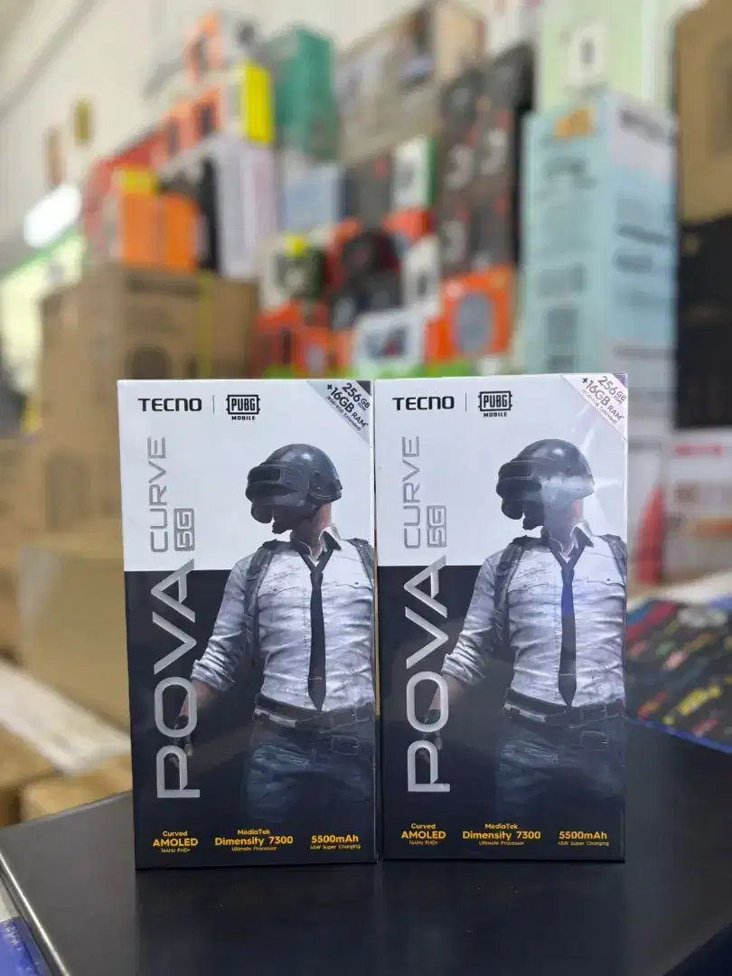 TECNO POVA 7 CURVED RAM 8+8/256 JARINGAN 5G GARANSI RESMI TECNO