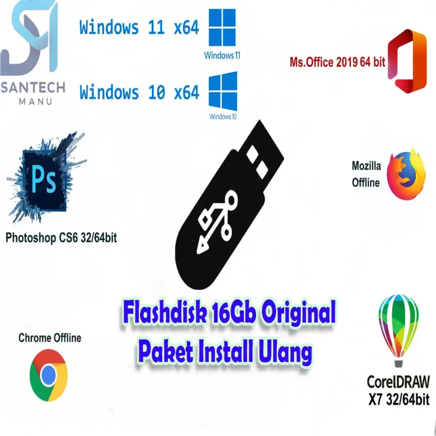 Bootable 16Gb Program PC/Laptop