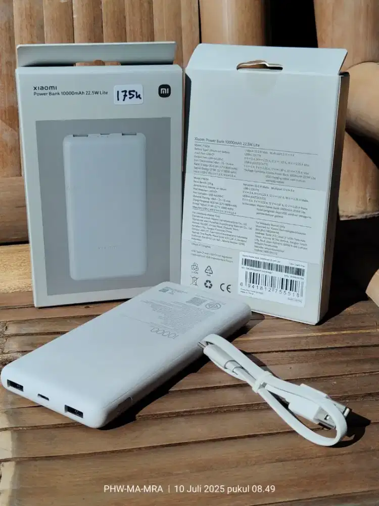 Powerbank Xiaomi 10000mah 22,5W ( GRATIS ONGKIR )