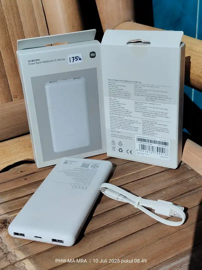 Powerbank Original Xiaomi 10000mah 22,5W ( GARANSI RESMI )