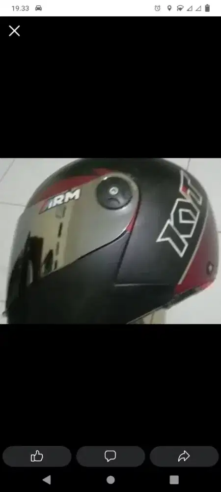 Helm full face KYT roket
