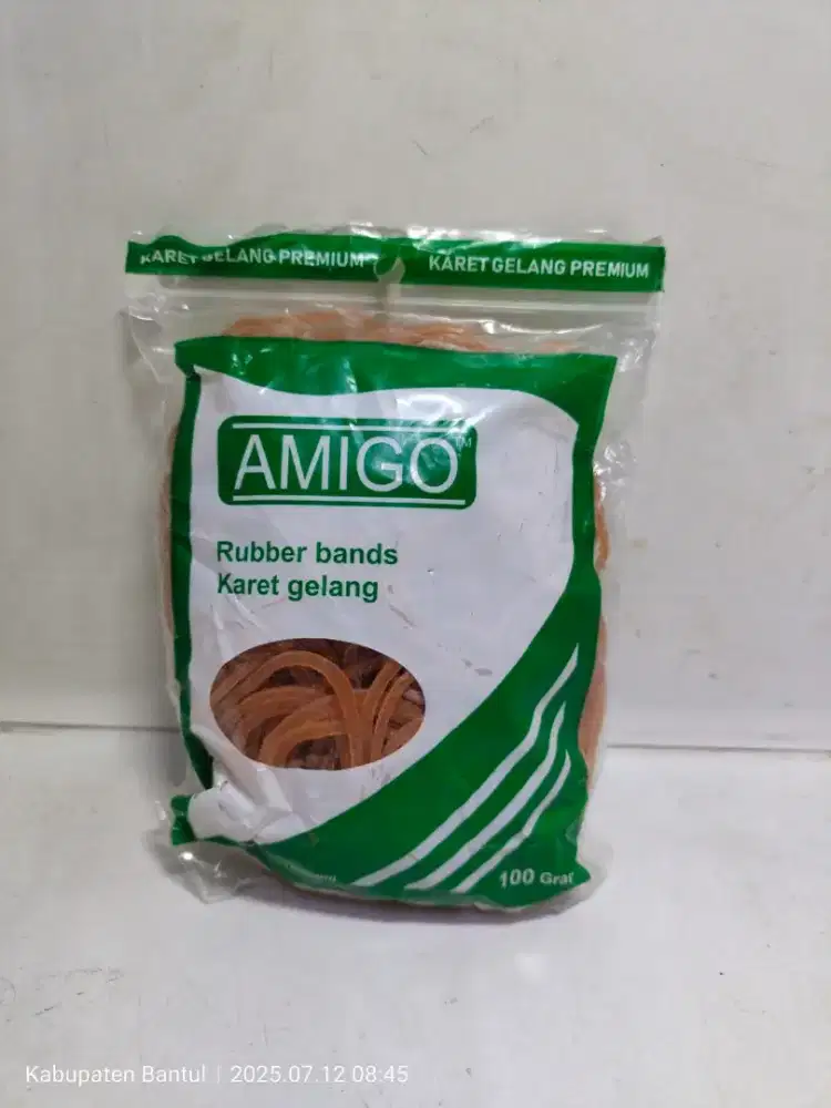 karet gelang premium 100 gram kuning