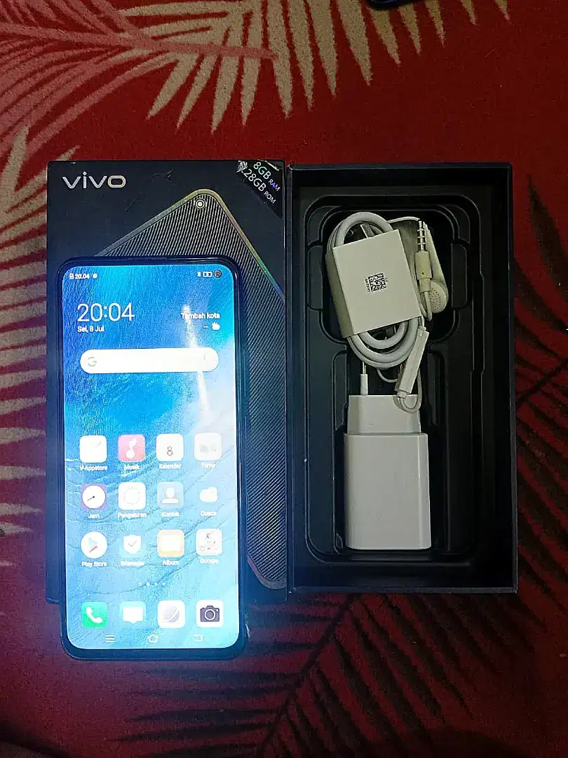 Vivo V19  8 128  Mulus  Full Set  Resmi Vivo