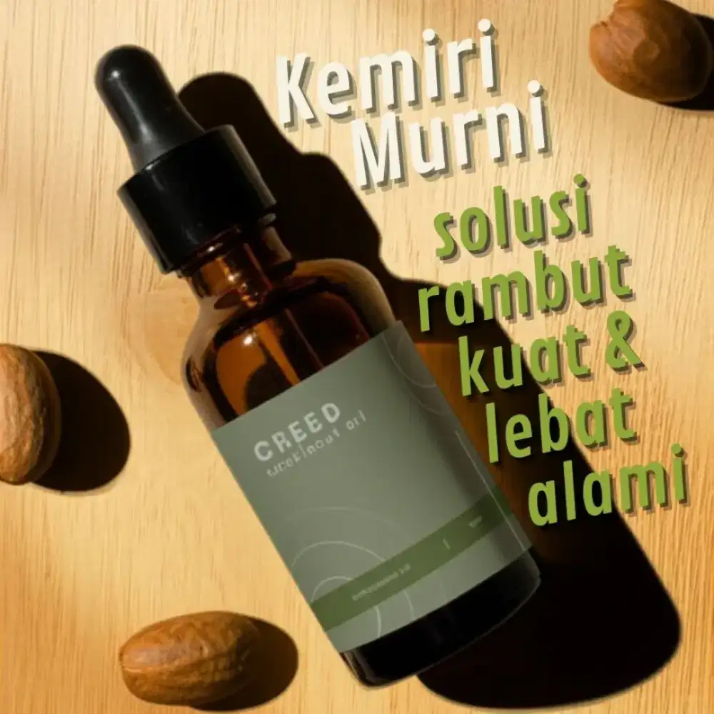 Minyak Kemiri Nutrisi Rambut Sehat dan Rontok