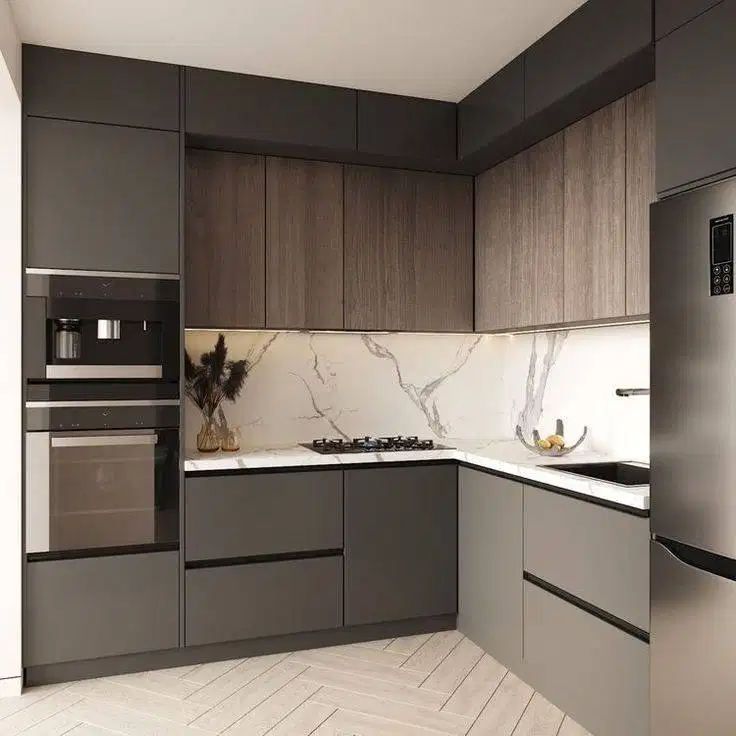 Custom Interior Kitchen Set, Backdrop TV, Lemari, Wardrobe, Kitchenset