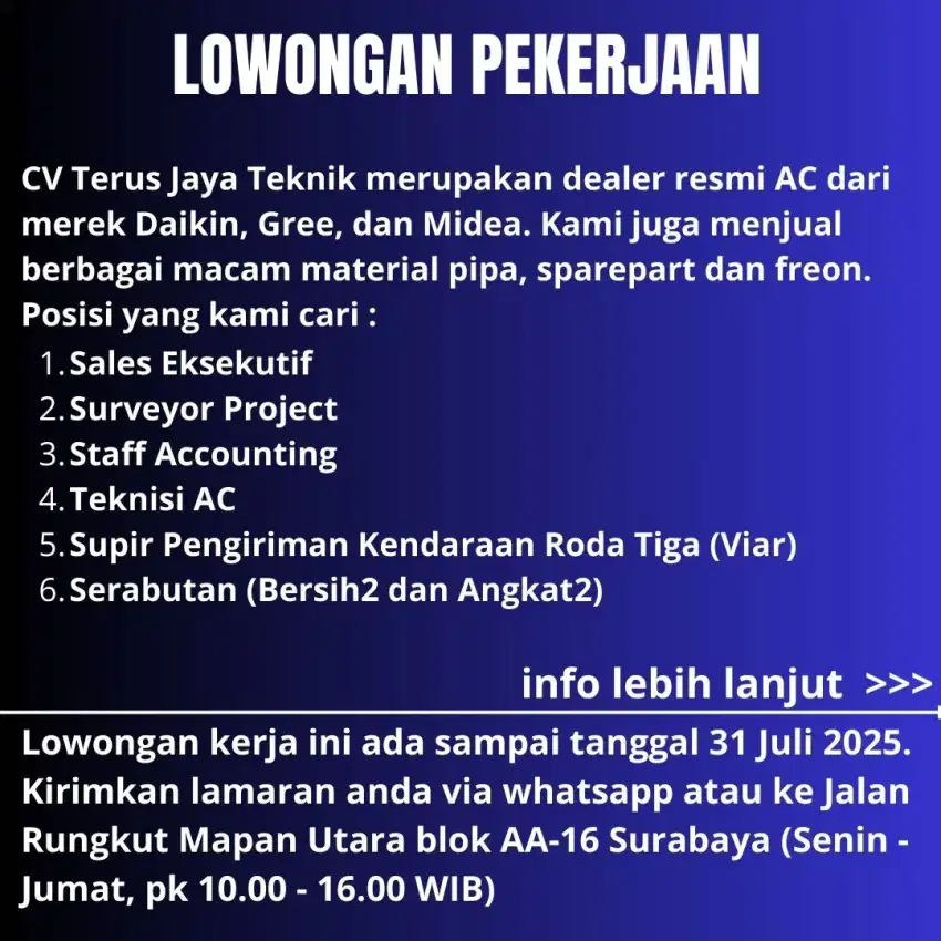 CV Terus Jaya Teknik