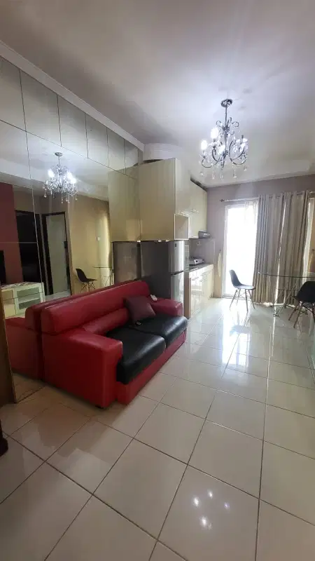 Disewakan tipe 2 BR Furnish siap Huni Best View Di Apt. Medit 2