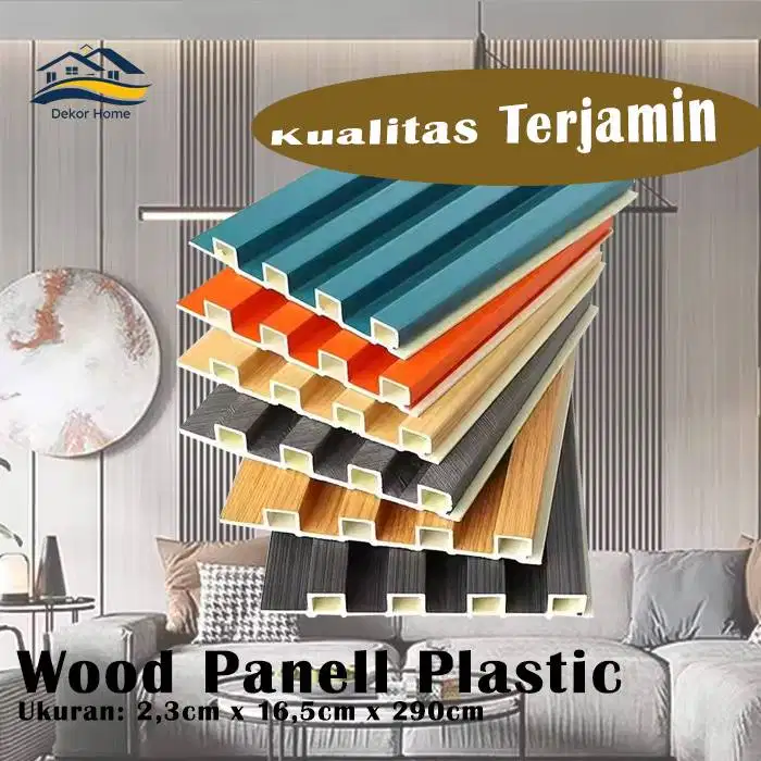 WPC wood panell Dinding bahan WPC ukuran 290cm