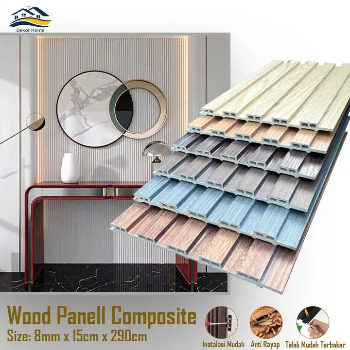Wood Panell Composite  Wpc dinding Indoor Panjang 290cm