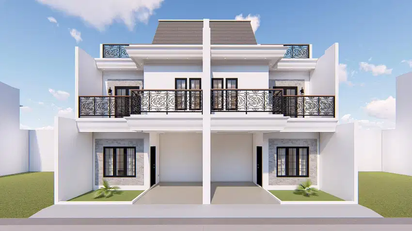 Dijual Rumah Clasik Eropa 2,5lt dekat tol, LRT CIBUBUR