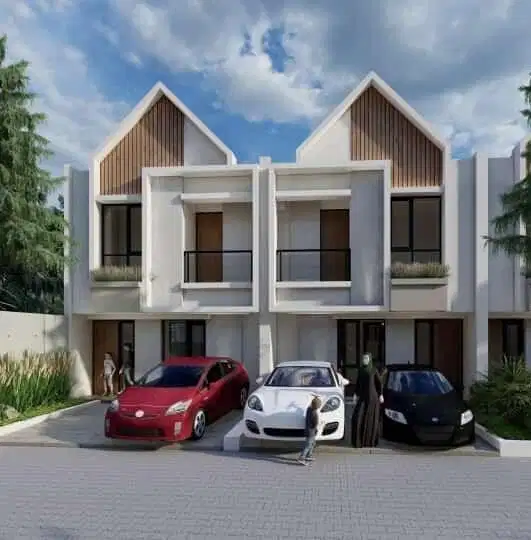 RUMAH 2LANTAI MODERN EXSCLUSIF, DESAIN MINIMALIS DAN HARGA TERJANGKAU