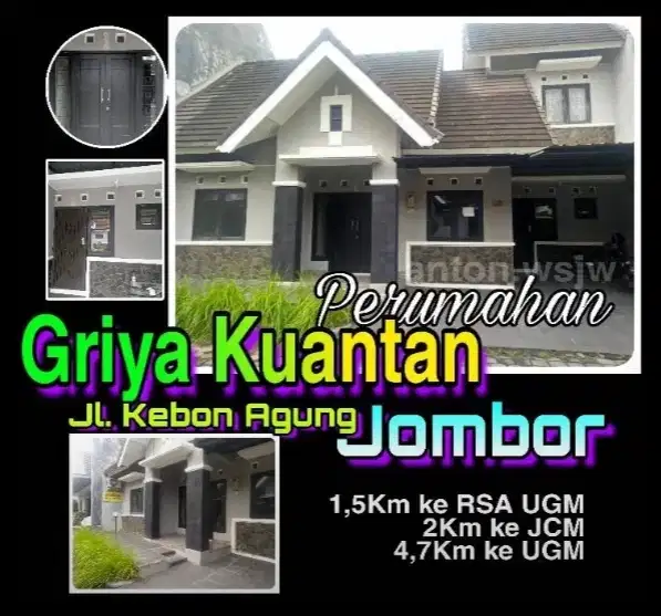 Rumah Bagus Jogja Perum Griya Kuantan Jombor Lt 126 m2 SHGB Imb