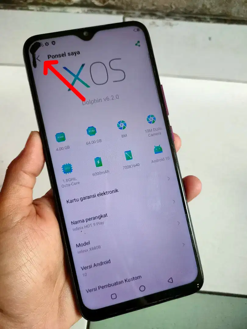 Infinix hot 9play 4/64 baca dulu