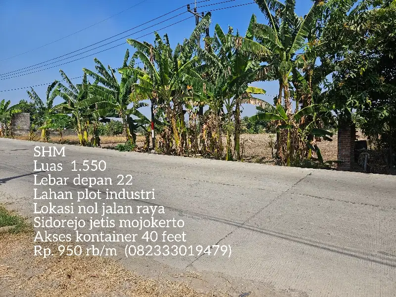 Lahan industri jetis mojokerto