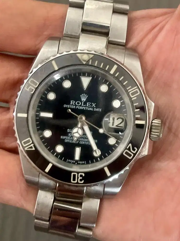 Rolex Submariner Crystal Sapphire. Rantai Panjang.