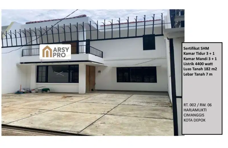 Dijual Cepat Rumah Mewah Belakang TSM Cibubur  pinggir jalan i