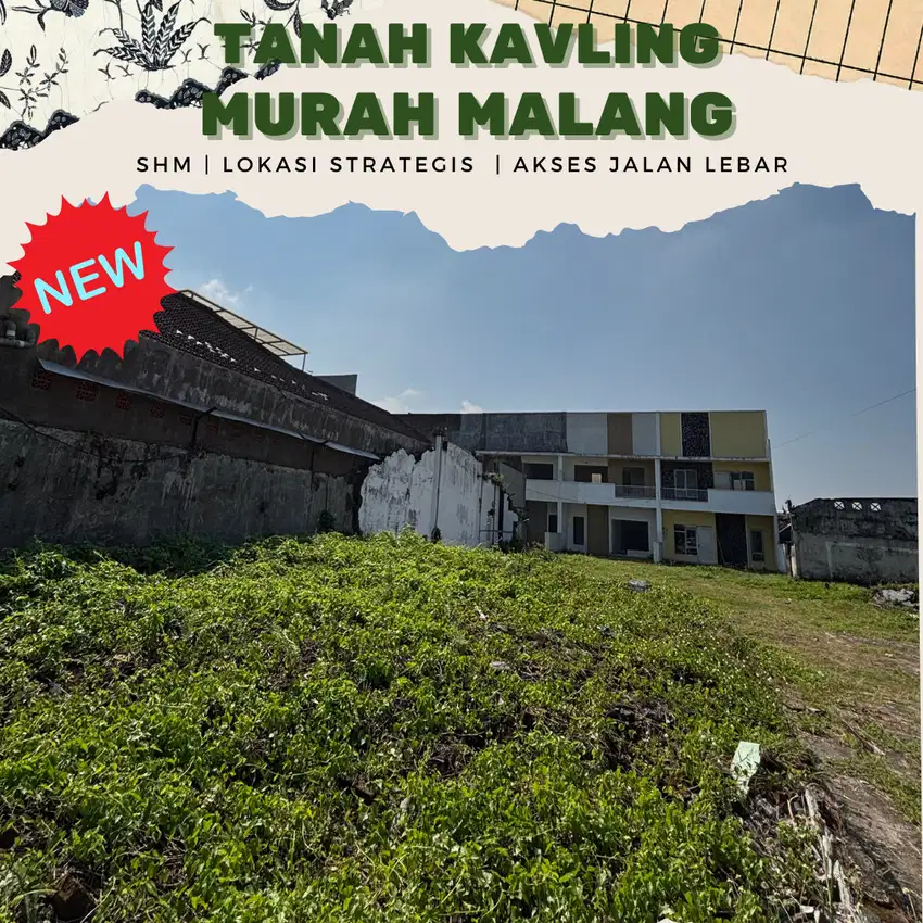 DIJUAL TANAH PINGGIR JALAN RAYA MALANG GADANG
