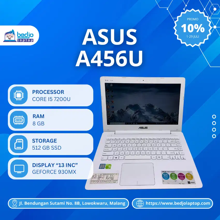 LAPTOP ASUS A456U TERKUAT, LAPTOP ASUS MURAH