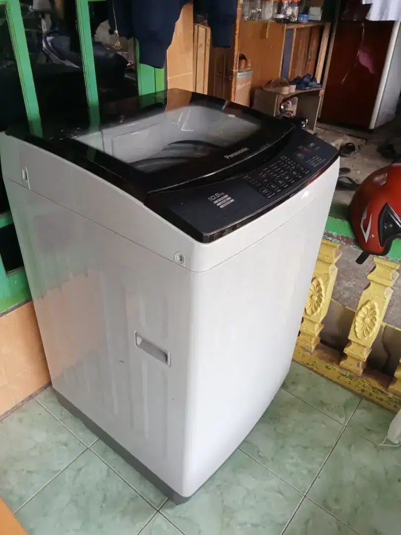 Jual mesin cuci merk panasonic 10,5 pencuci dn pengering