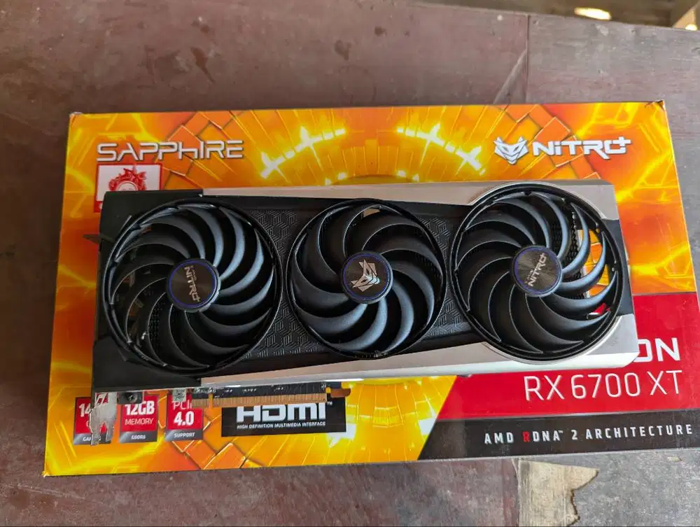 VGA Radeon RX 6700xt 12GB sapphire nitro+ harga NETT