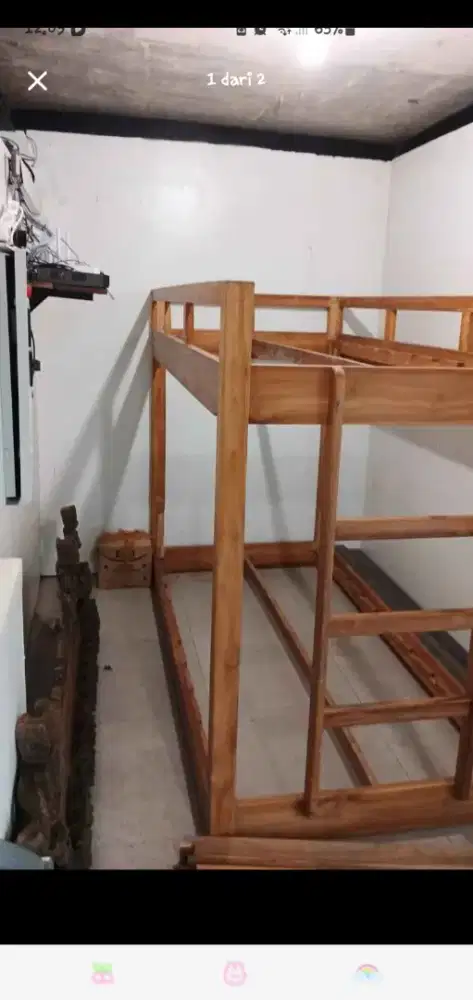 Ranjang susun 2 uk single