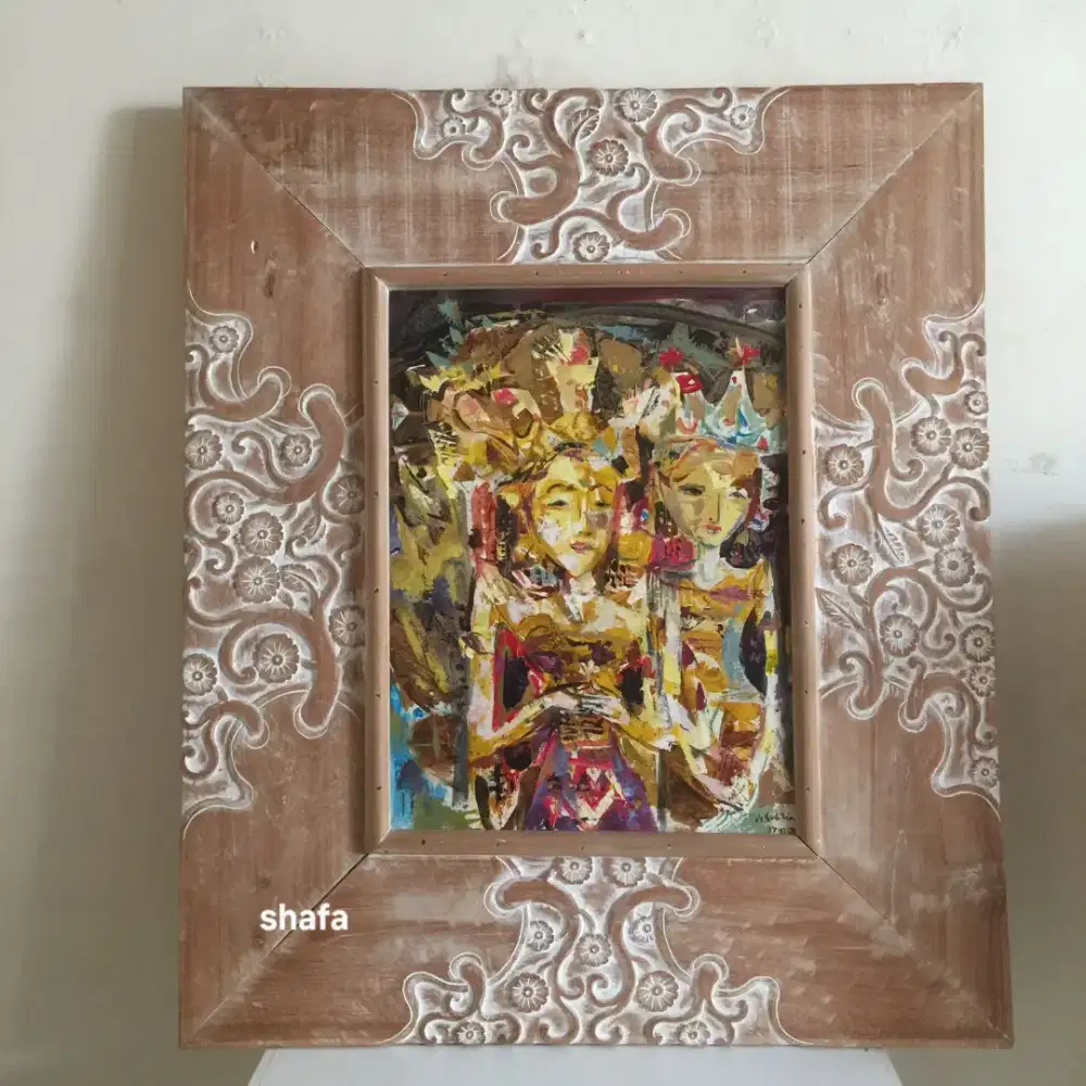 Lukisan 2 Perempuan Bali Made Sudibia