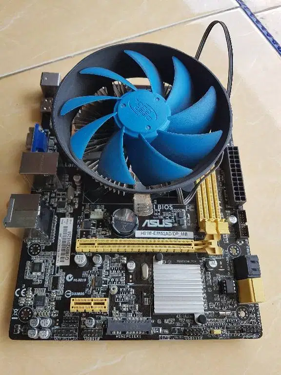 Sepaket Core i5 4590 | Motherboard ASUS H81M-E | Cooler Deepcool