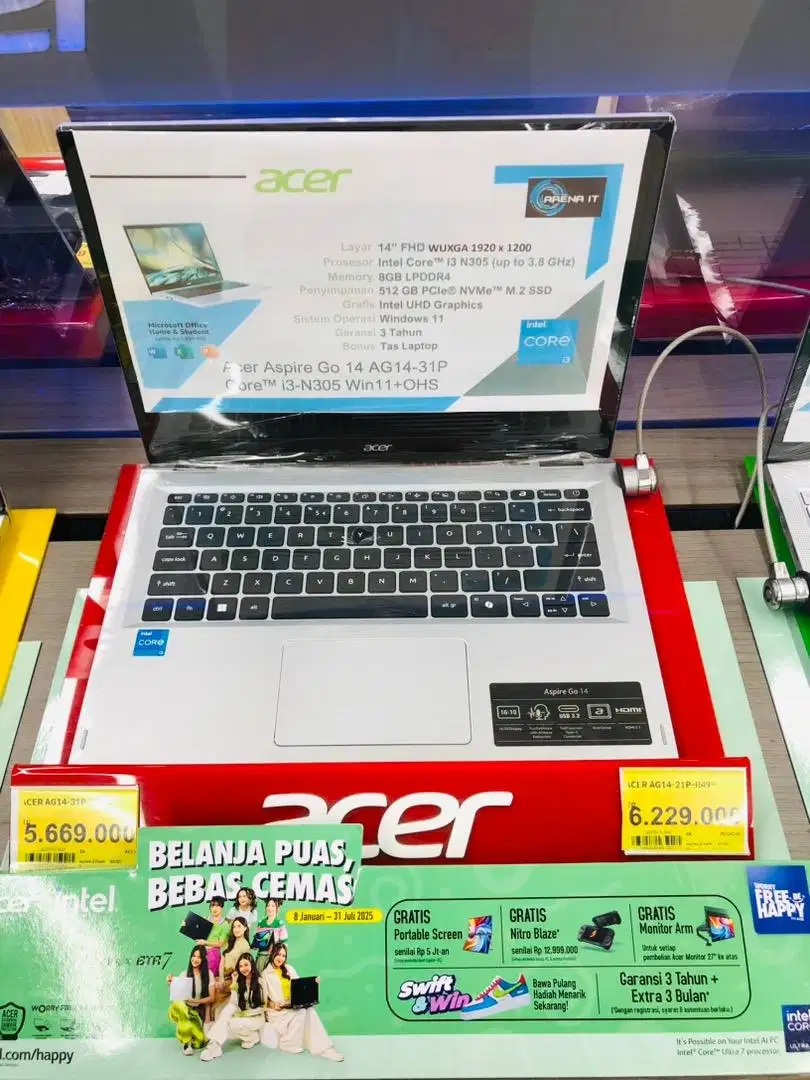 LAPTOP ACER ASPIRE GO 14