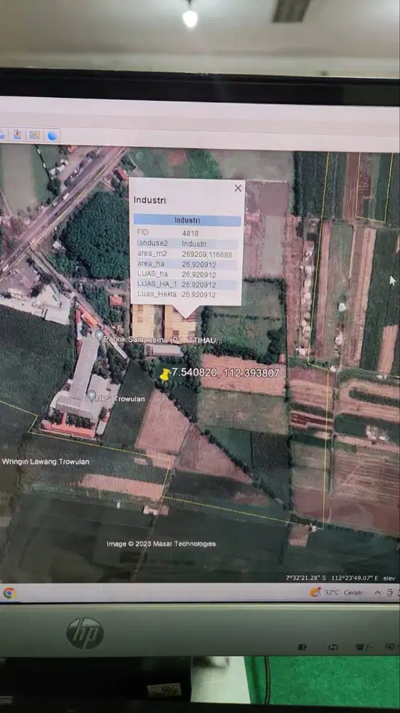 Dijual Tanah Industri Nol Jalan Jl. Raya Trowulan Mojokerto