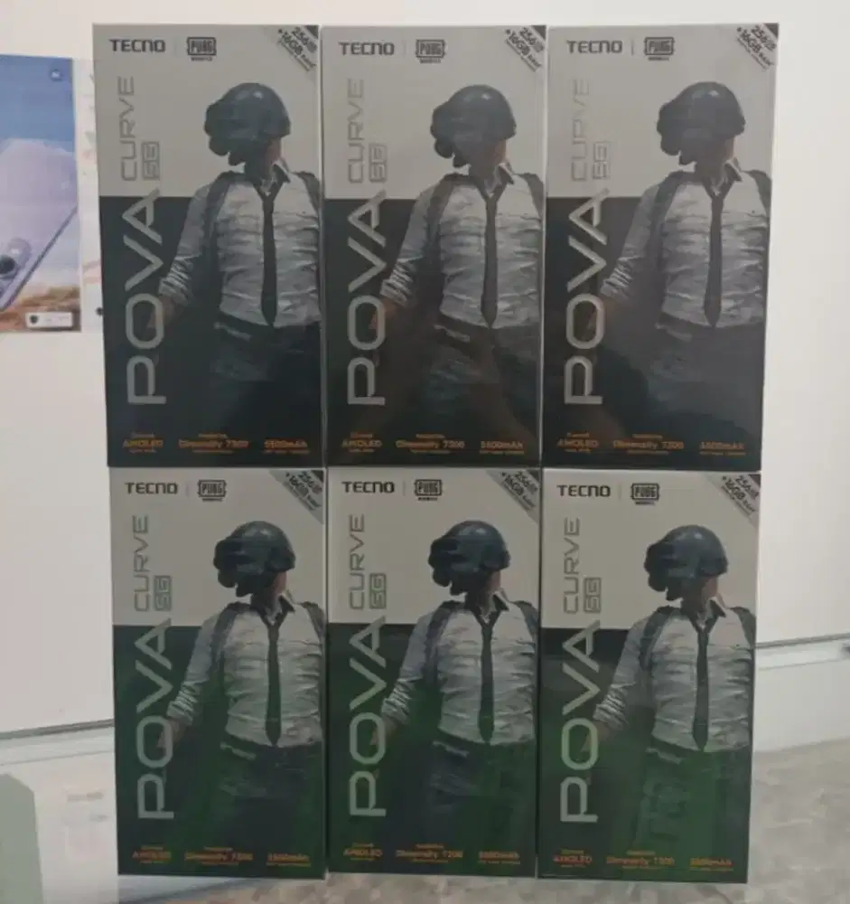 Tecno Pova 7 Curve 5G 8GB+256GB BNIB Garansi Resmi Indonesia
