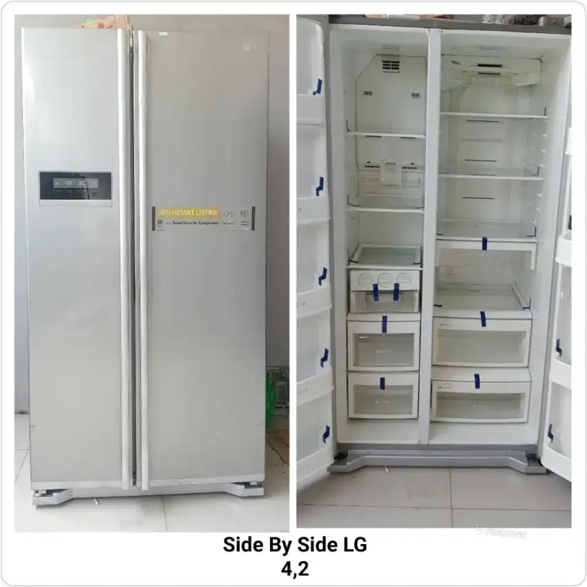 Kulkas side by side Merk LG