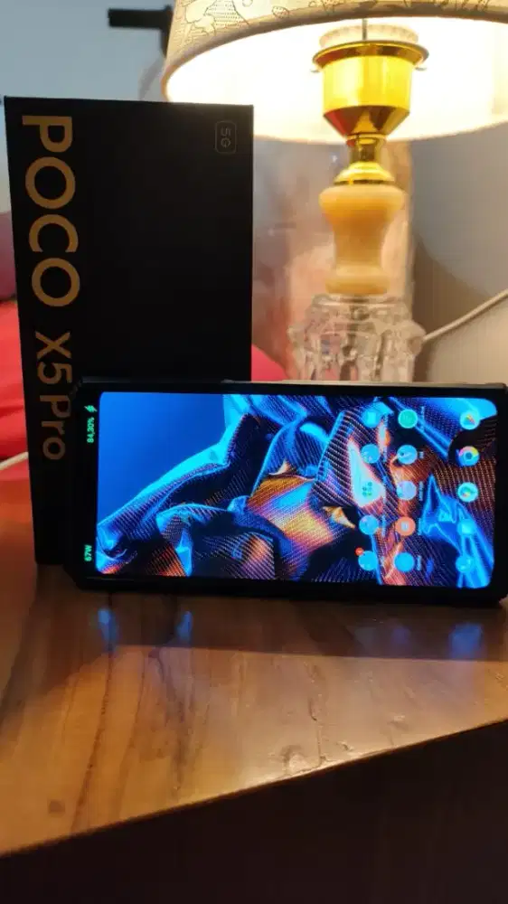 Xiaomi POCO X5 Pro 5G 8/256GB warna Jaguar Black 2nd Mulus Normal