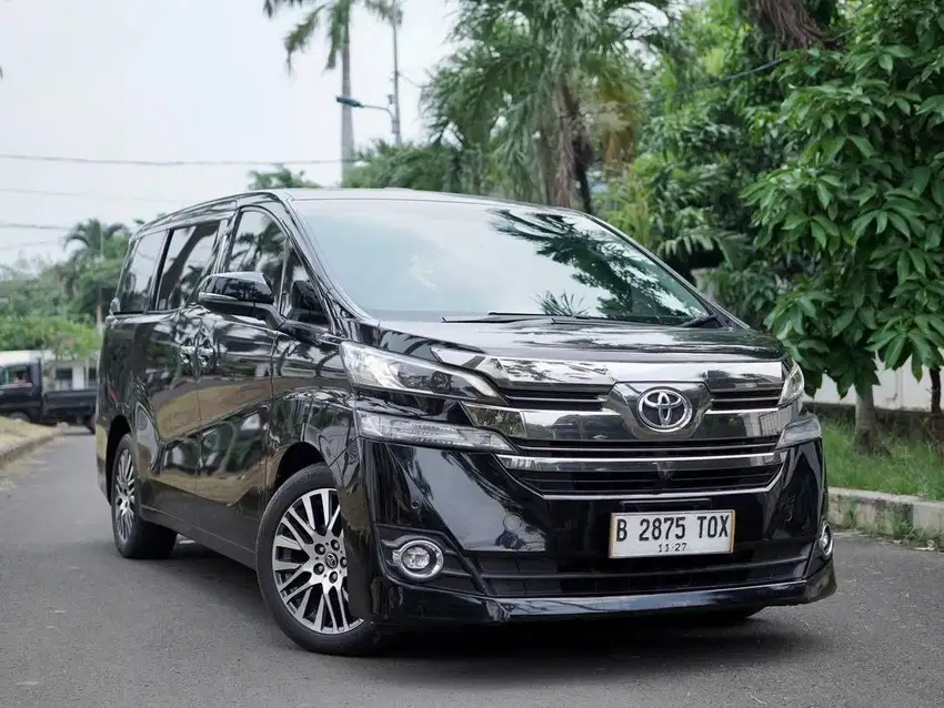 VELLFIRE G ATPM 2017 HITAM LOW KM TERMURAH ISTIMEWA