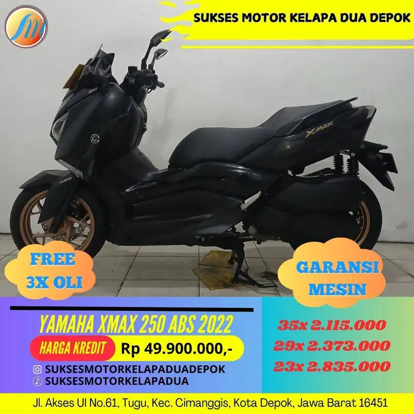 YAMAHA XMAX 250 ABS 2022 CASH/KREDIT/TUKAR TAMBAH PROSES CEPAT