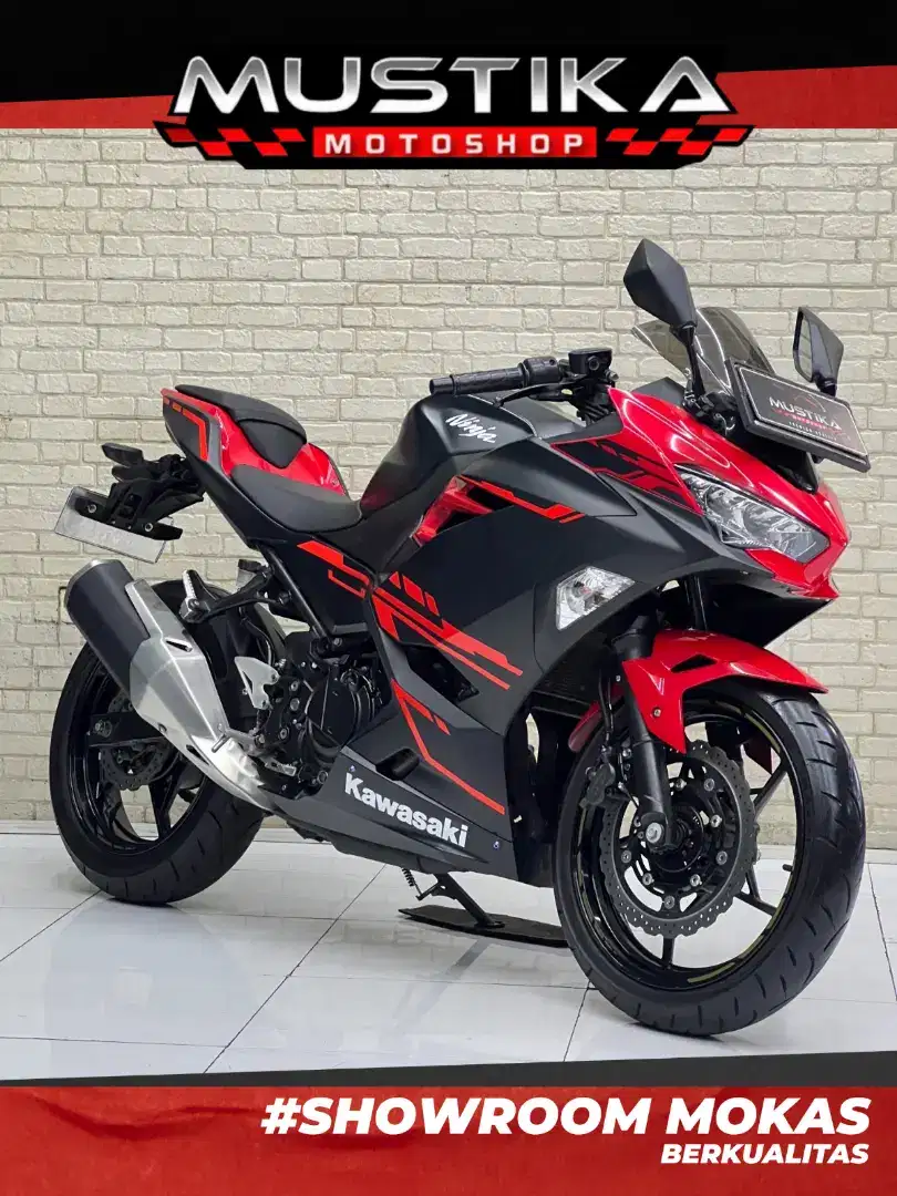 TERMURAH‼️ Kawasaki New Ninja 250 FI ABS 2018 Black Red Mustika