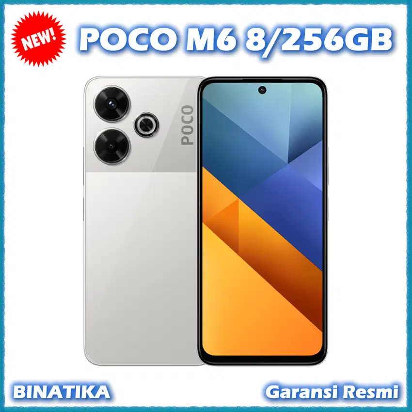 (Baru) Xiaomi POCO M6 NFC 8+8/256GB Original Garansi Resmi