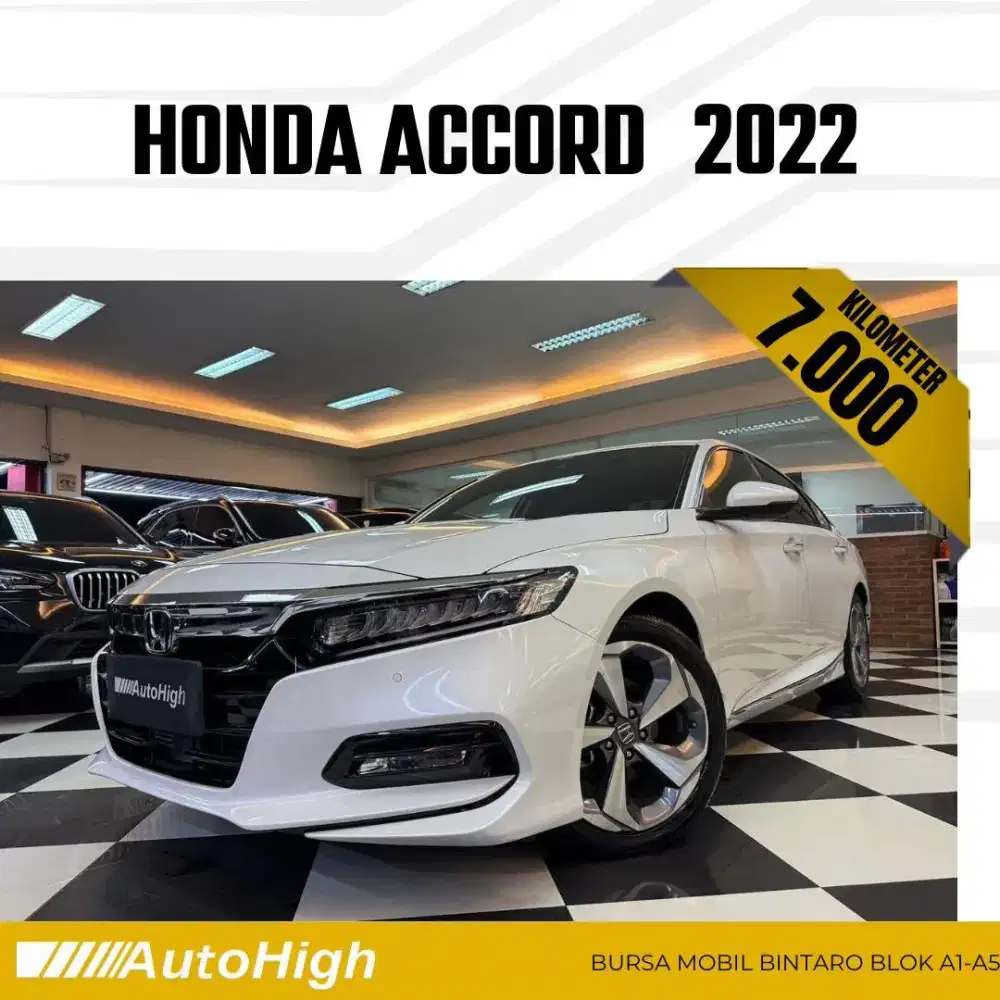 DP10% [Km7.000] Accord Turbo 2022 White Reg 2023 #AUTOHIGH