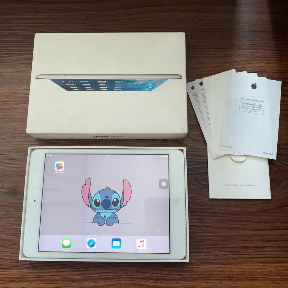 iPad Mini 16GB White Silver | Mulus, iBox Resmi, Bonus Anti Gores!