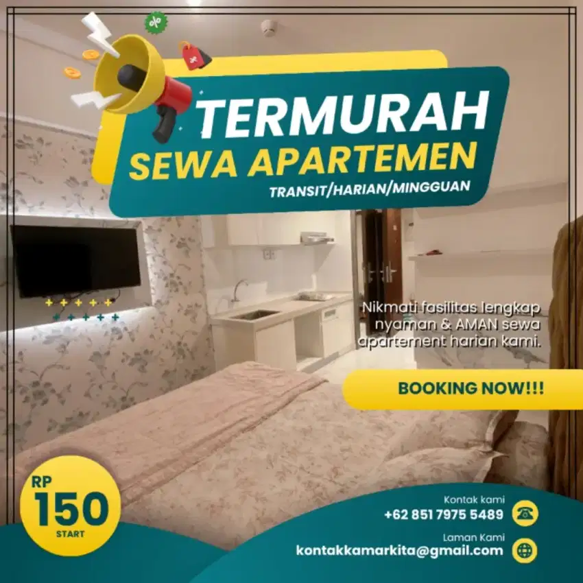 Sewa Apartemen Jakarta Sentra Timur Harian Transit Termurah